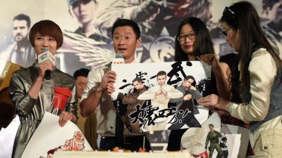 吴京上海宣传《战狼》
